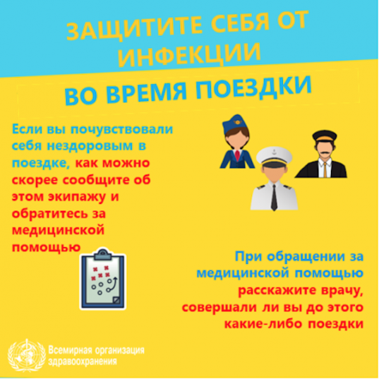 Советы ВОЗ! Как в путешествии не заразиться опасным вирусом.