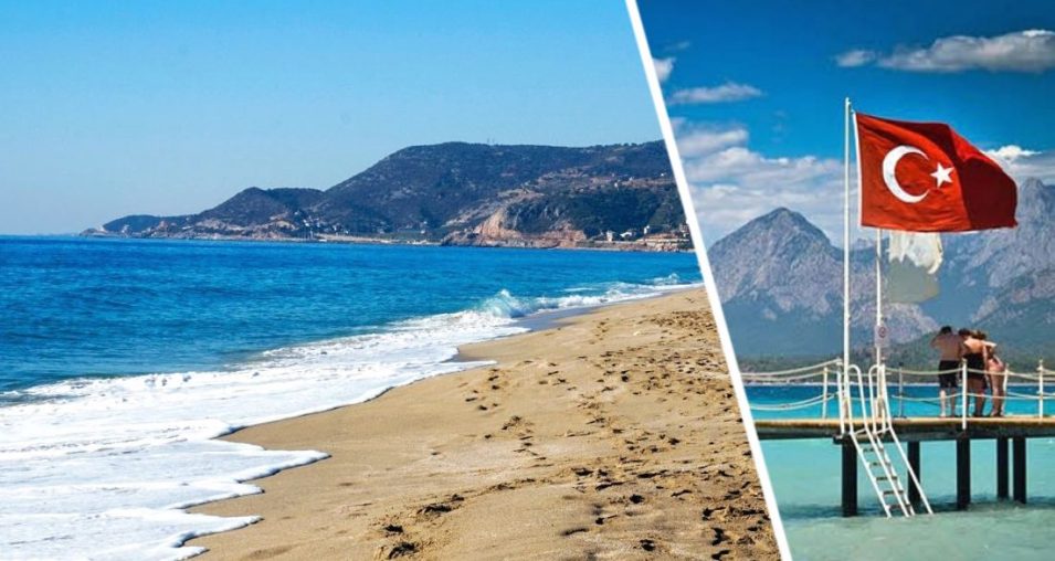 В Анталии выпал снег: туристы пошли купаться в море