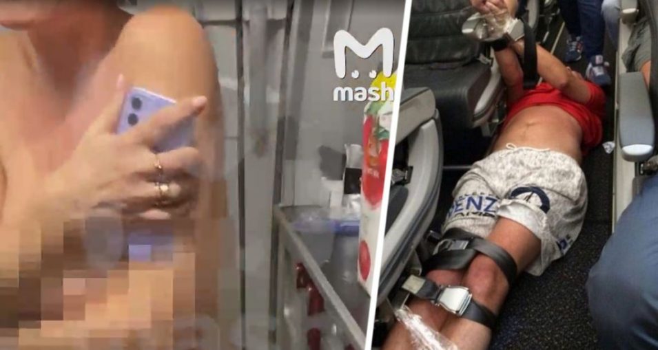 Пьяная туристка устроила экстремальный дебош в самолете