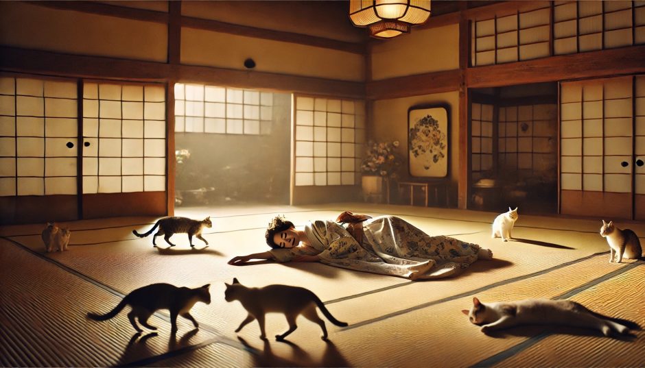 🐱☕ Кототерапия в Японии: массаж от пушистых мастеров! 🇯🇵