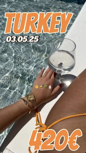 🌴 Турция на 7 дней 📆 Вылет: 03.05 | 👥 2 взрослых 420 €