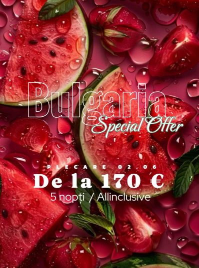 😍 Vacanță la mare in Bulgaria de la 170 euro ! 🚍Plecare: 02.06.2025